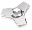 Fidget Spinner - Kovový UFO Spinner stříbrný