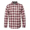 Košile BUSHMAN ARBOR red | Velikost: M | Kostkovaná bílá/červená
