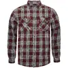 Košile BUSHMAN ANCASTER burgundy | Velikost: M | Kostkovaná vínová/bílá/černá