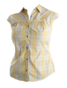 Košile BUSHMAN NORAH yellow | Velikost: S | Kostkovaná žlutá/bílá