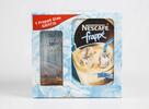 Ledová káva Nescafé frappé 10 x 20 g + sklenice zdarma (oranžová)
