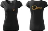 Dámské tričko Queen | Velikost: M | Černá