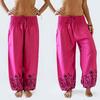 Růžové harémové kalhoty | Růžová