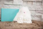 Přívěsek - králíček 14 cm | Bílá