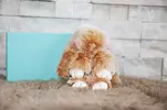 Přívěsek - králíček 14 cm | Žíhaný hnědý