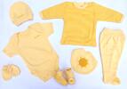 7dílný set pro miminka | Žlutá