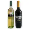 1x bílé víno + 1x červené víno (Chardonnay Veneto IGT Eventi 2015 / Negroamaro Edoardo Rota IGT 2015)
