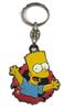 Kovová klíčenka Bart v díře