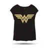 Dámské tričko Wonder Woman – Glitter black | Velikost: XS | Černá