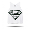 Dámské tílko Supergirl flag | Velikost: XS | Bílá