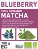 100 g matcha v BIO kvalitě s extraktem z borůvek