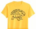 Vybarvovací tričko s potiskem ŽELVA, žlutá | Velikost: 122