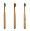3x zubní kartáček Ecoheart, zelený, mint, oranžový