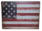 Plechová cedule Americká vlajka 40 x 30 cm