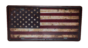 Plechová cedule Americká vlajka (30x15)