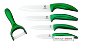 5dílná sada nožů RL-C4-zelená bez stojanu