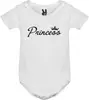 Body tričko PRINCESS | Velikost: 3 měsíce | Bílá