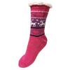 Teploučké domácí ponožky - sobík | Velikost: 35-38 | Růžová