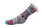 Hřejivé domácí ponožky | Velikost: 35-38 | Světle šedá