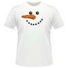 Pánské tričko „Sněhulák Karotel“ | Velikost: S | Bílá