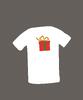 Dívčí tričko "Vánoční dárek" | Velikost: 110 (3-4 roky) | Bílá
