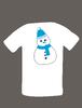Chlapecké tričko "Sněhuláček" | Velikost: 110 (3-4 roky) | Bílá