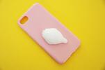 Růžový kryt s bílým lachtanem | Velikost: iPhone: 6, 6S