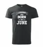 Legends are born in June | Velikost: XS | Černá