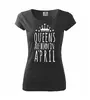 Queens are born in April | Velikost: XS | Černá