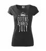 Queens are born in July | Velikost: XS | Černá