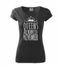 Queens are born in November | Velikost: XS | Černá