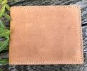 Béžová kožená peněženka z kvalitní broušené kůže | Béžová