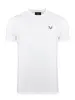 19V69 Italia Tričko V-NECK (C8) 3-Pack White | Velikost: S | Bílá