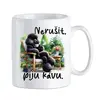 Nerušit, piju kávu! - Pudl černý