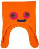 Monster čepice – oranžová | Velikost: 44 - 47 cm