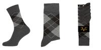 19V69 Italia Ponožky BUSINESS 5-Pack Anthra-Grey (C170) | Velikost: 39-41 | Šedá