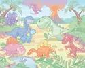 Fototapeta Baby dinosauři