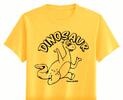 Vybarvovací tričko s potiskem DINOSAURA, žluté | Velikost: 110
