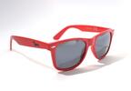Červené brýle Kašmir Wayfarer Retro - skla tmavá