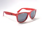 Červené brýle Kašmir Wayfarer Retro - skla tmavá