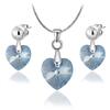 Ocelový set Xilion Hearts - Crystal Blue Shade