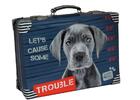 Nýtovaný kufřík 40 cm, Trouble Studio Pets collection