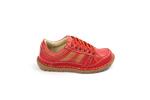 Dámské kožené boty CASUAL FASHION STRIPS červené | Velikost: 36