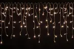 Vánoční světelný déšť 200 LED včetně napájení- teplá bílá