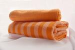 Set ručník a osuška – Dokonalá dvojce na dovolenou a do posilovny - oranžová