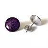 Náušnice Galactic Buttons - Purple