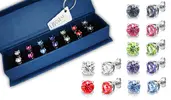 SET č.3 - 7dílný set náušnic s krystaly Swarovski Elements