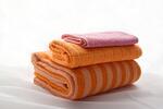 Set ručník, osuška a prachovka | Oranžová/Růžová