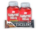 2x Karnitine 300 + dárek: Excelent 24 % Protein Bar (čokoláda-oříšky)