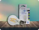 E27 LED retro žárovka 4W - teplá bílá 2700K
